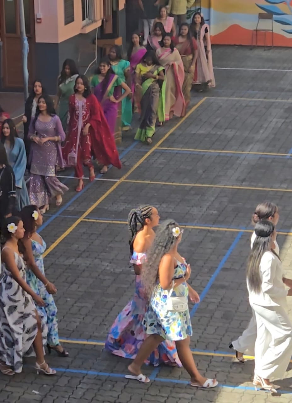 The college fashion show