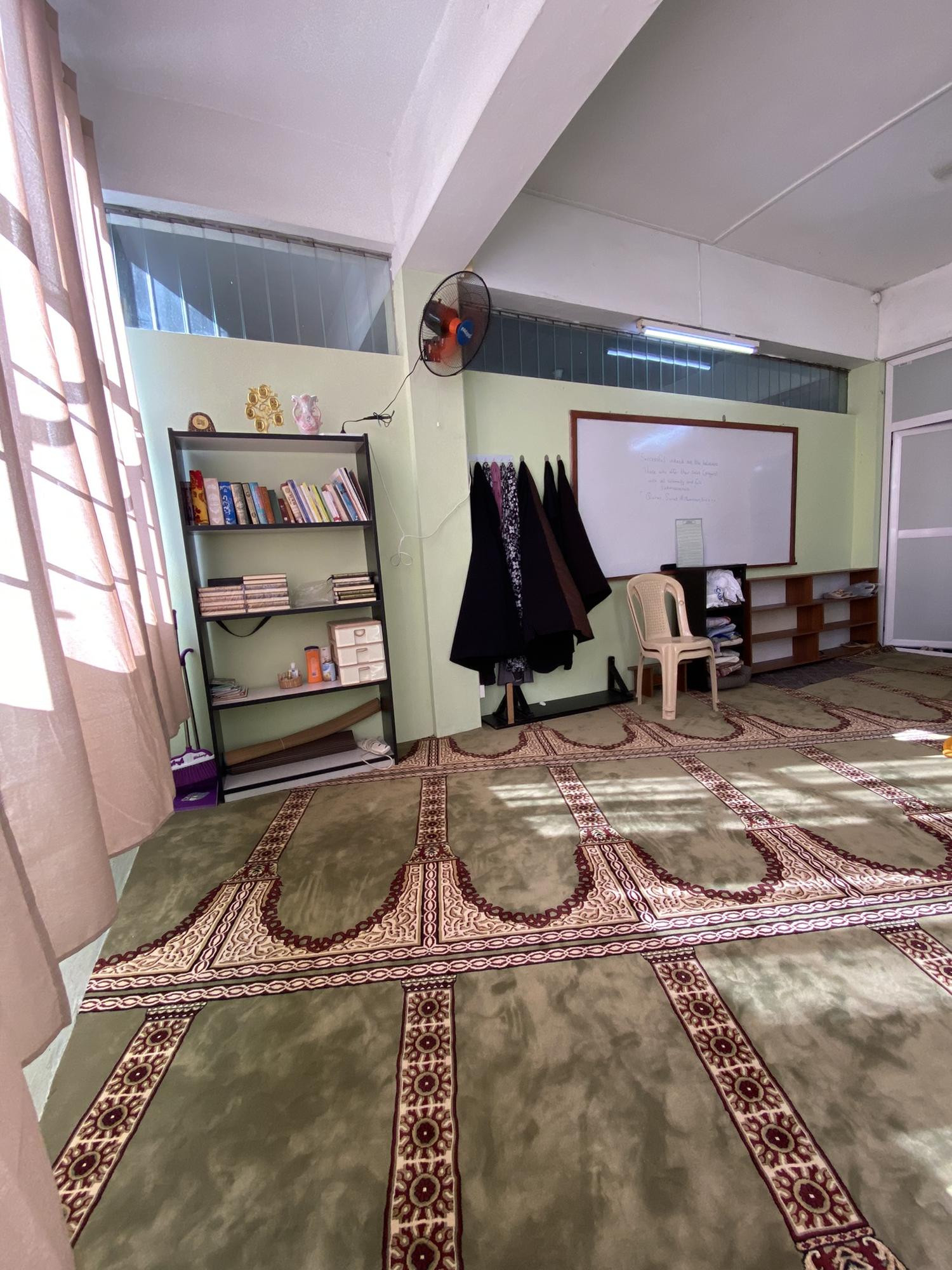 Inside the prayer room